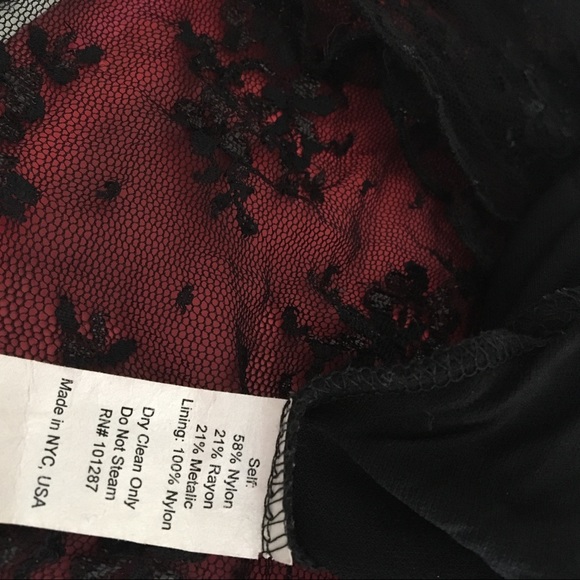 Alexia Admor black lace sleeveless v-neck dress - Picture 7 of 8